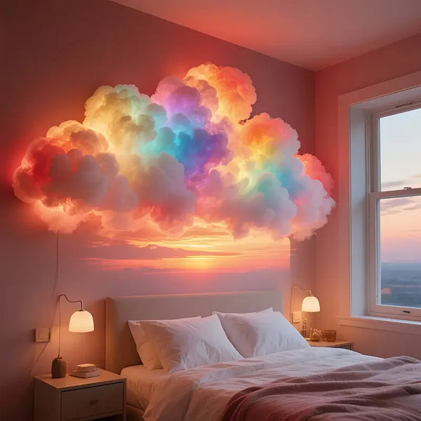 Nimbus – lampe nuage LED 3D avec télécommande
