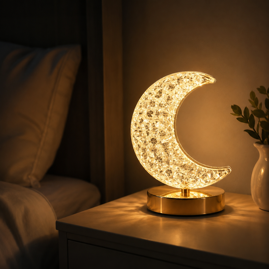 Luna – veilleuse lune tactile effet cristal