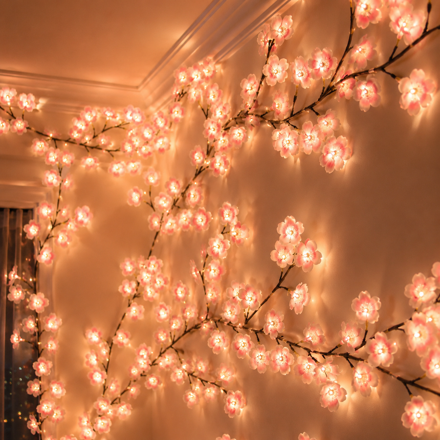 Sakura – branche fleurie LED lumineuse USB