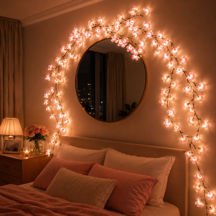 Sakura – branche fleurie LED lumineuse USB