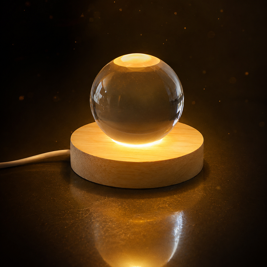 Galet – mini veilleuse bois diffuseur USB