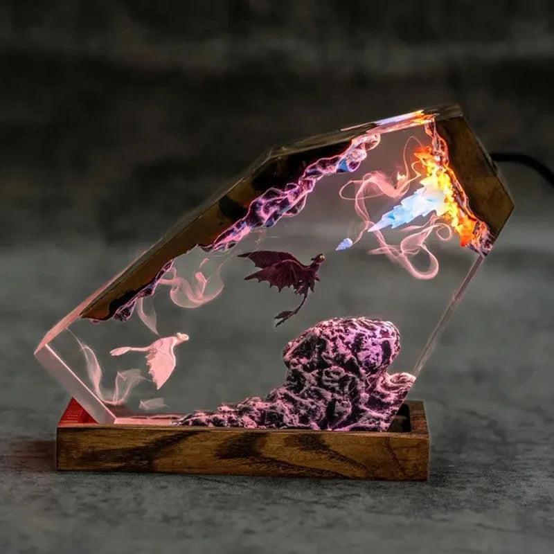 Wyrm – figurine dragon en résine époxy